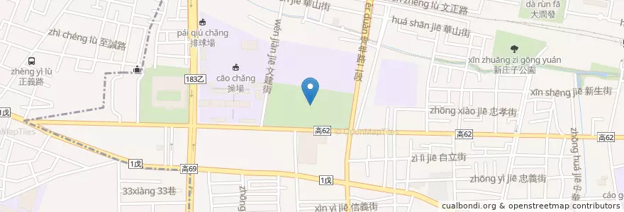 Mapa de ubicacion de 鳳山光復育兒資源中心 en Tayvan, Kaohsiung, 鳳山區.