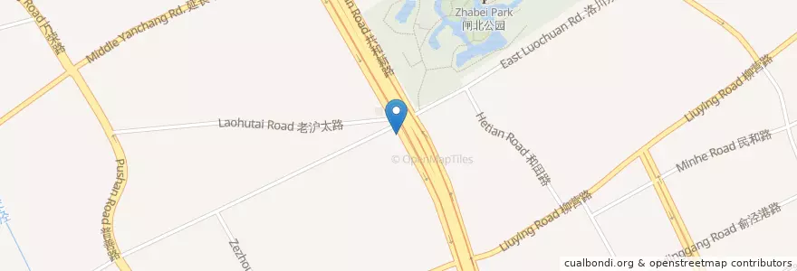 Mapa de ubicacion de dat burger joint en China, Shanghái, Jing'an.