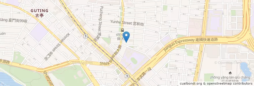 Mapa de ubicacion de 龍泉深海鮮魚湯 en تايوان, تايبيه الجديدة, تايبيه.