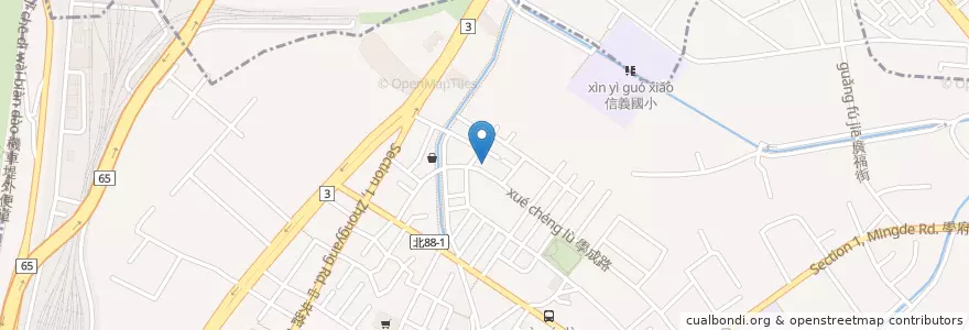 Mapa de ubicacion de 麥味登 en تایوان, 新北市, 土城區.