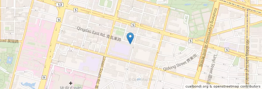 Mapa de ubicacion de 資源回收場 en 臺灣, 新北市, 臺北市, 中正區.