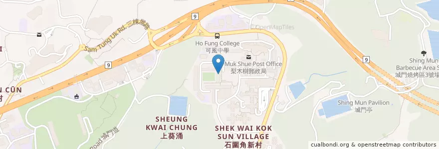 Mapa de ubicacion de 男天匯 Sky Blue Club en 中国, 广东省, 香港 Hong Kong, 新界 New Territories, 荃灣區 Tsuen Wan District.