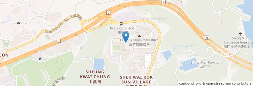 Mapa de ubicacion de 香港聖公會麥理浩夫人中心梨木樹綜合服務中心 HKSKH Lady MacLehose Centre Lei Muk Shue Integrated Service Centre en China, Guangdong, Hongkong, New Territories, 荃灣區 Tsuen Wan District.