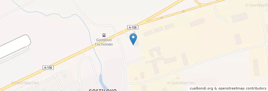 Mapa de ubicacion de Газпромнефть en ロシア, 中央連邦管区, モスクワ州, Городской Округ Воскресенск.