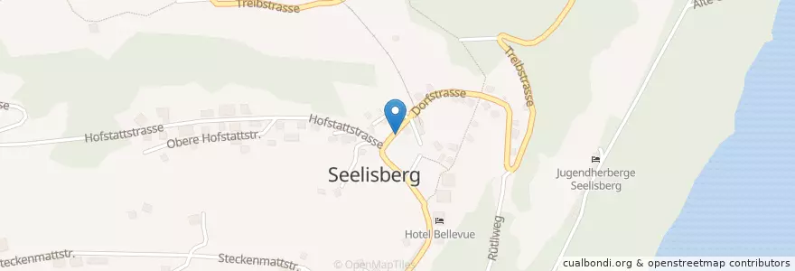 Mapa de ubicacion de Parkplatz Hotel Bellevue en Schweiz/Suisse/Svizzera/Svizra, Uri, Seelisberg.