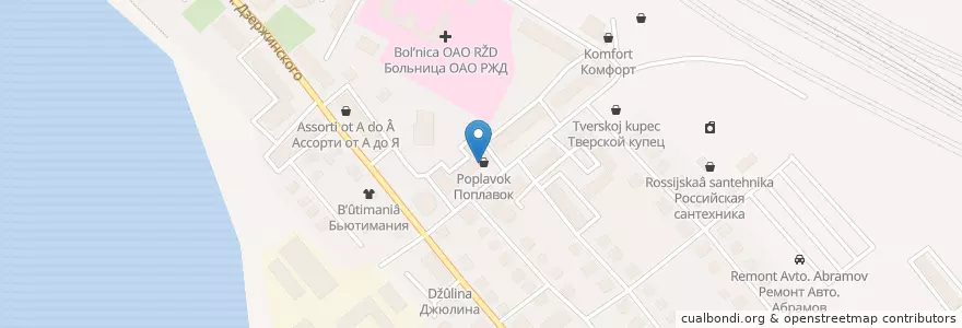 Mapa de ubicacion de Друг en Russia, Central Federal District, Tver Oblast, Bologovsky District, Городское Поселение Бологое.