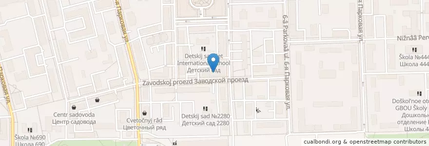Mapa de ubicacion de Мострезвость en 俄罗斯/俄羅斯, Центральный Федеральный Округ, Москва, Восточный Административный Округ, Район Измайлово.