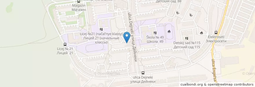 Mapa de ubicacion de Наш en Rusland, Centraal Federaal District, Oblast Koersk, Курский Район, Городской Округ Курск.