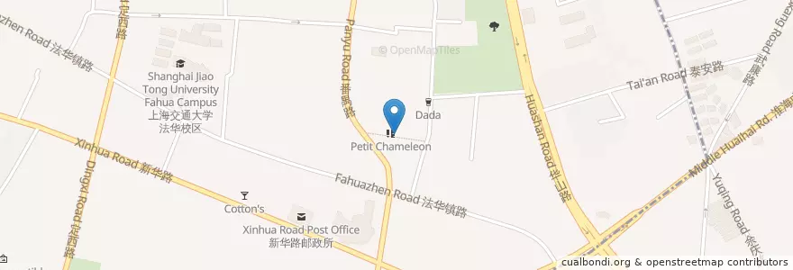 Mapa de ubicacion de 3G Taproom en China, Shanghai, Changning.