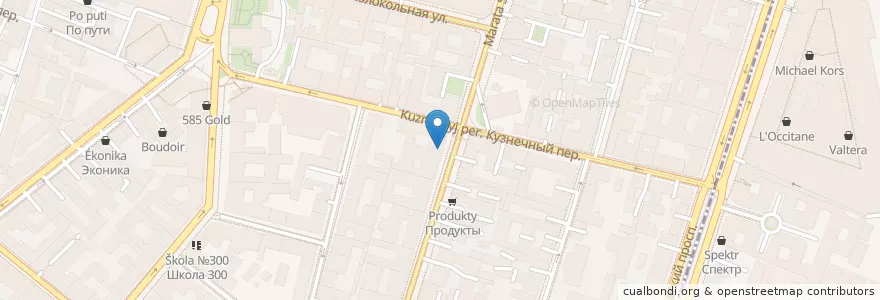 Mapa de ubicacion de Столовкин en Russia, Northwestern Federal District, Leningrad Oblast, Saint Petersburg, Центральный Район, Владимирский Округ.
