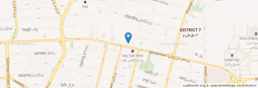 Mapa de ubicacion de گروه هنری دلارته en Iran, Teheran, شهرستان تهران, Teheran, بخش مرکزی شهرستان تهران.