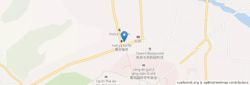 Mapa de ubicacion de Yak Bar en 중국, 윈난 성, 迪庆藏族自治州, 香格里拉市, 建塘镇.