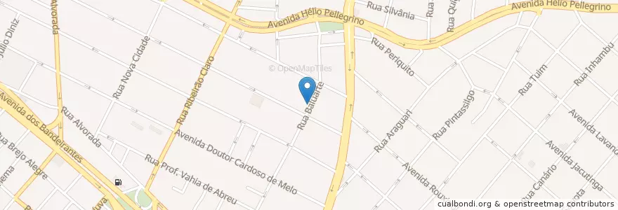 Mapa de ubicacion de 122 - Rua Baluarte en Brésil, Région Sud-Est, São Paulo, Região Geográfica Intermediária De São Paulo, Região Metropolitana De São Paulo, Região Imediata De São Paulo, São Paulo.