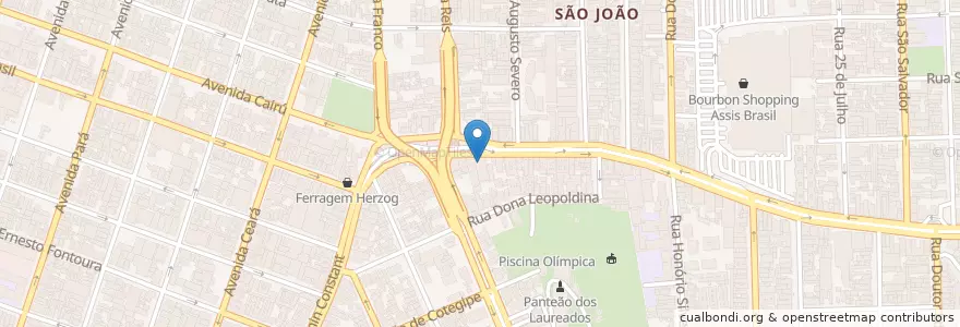 Mapa de ubicacion de Santander en Brezilya, Güney Bölgesi, Rio Grande Do Sul, Região Metropolitana De Porto Alegre, Região Geográfica Intermediária De Porto Alegre, Região Geográfica Imediata De Porto Alegre, Porto Alegre.