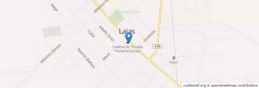 Mapa de ubicacion de Restaurante: La Cochiquera en 古巴, Cienfuegos, Santa Isabel De Las Lajas.