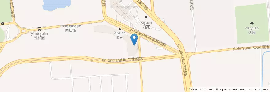 Mapa de ubicacion de Yu Xiao Mian Noodles en الصين, بكين, خبي, 海淀区.