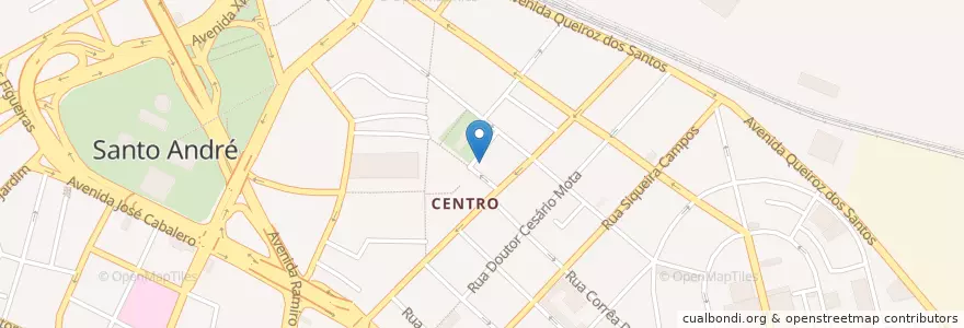 Mapa de ubicacion de Casa da Palavra Mário Quintana en Brazilië, Regio Zuidoost, São Paulo, Região Geográfica Intermediária De São Paulo, Região Metropolitana De São Paulo, Região Imediata De São Paulo, Santo André.