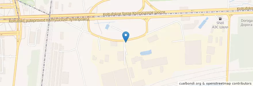 Mapa de ubicacion de РосГаз en Russie, District Fédéral Du Nord-Ouest, Oblast De Léningrad, Всеволожский Район, Заневское Городское Поселение.
