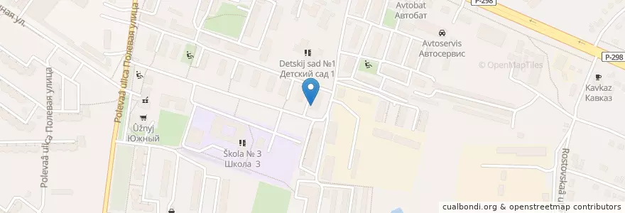 Mapa de ubicacion de #Ветеринарка en Rusia, Distrito Federal Central, Óblast De Vorónezh, Новоусманский Район, Усманское 2-Е Сельское Поселение.