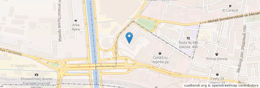 Mapa de ubicacion de Hookah star en Россия, Центральный Федеральный Округ, Москва, Восточный Административный Округ, Район Преображенское.