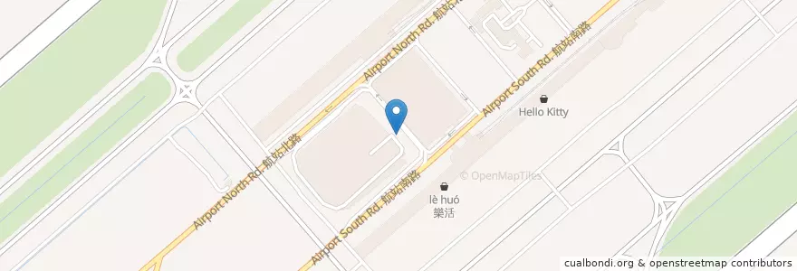 Mapa de ubicacion de 小南門 en 台湾, 桃園市, 大園区.