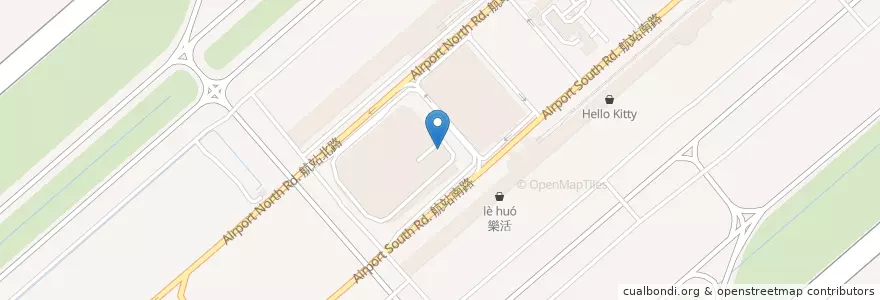 Mapa de ubicacion de 富山黑拉麵 en Taiwan, 桃園市, 大園區.