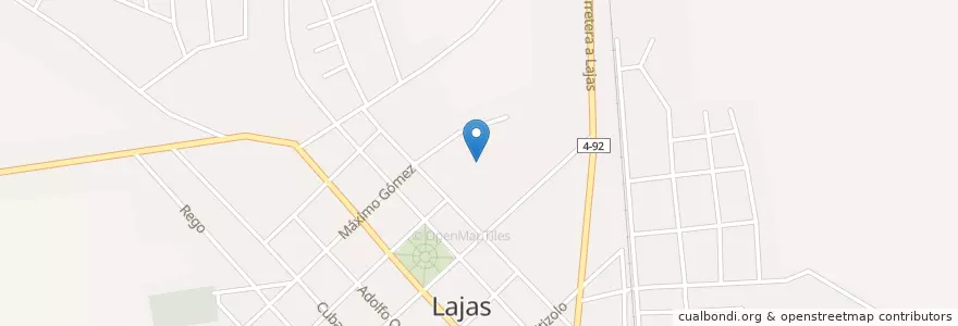 Mapa de ubicacion de Policlínico en كوبا, Cienfuegos, Santa Isabel De Las Lajas.