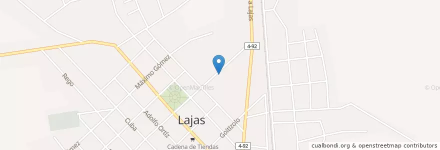 Mapa de ubicacion de Escuela Frank Pais en キューバ, Cienfuegos, Santa Isabel De Las Lajas.