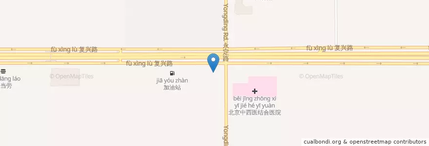 Mapa de ubicacion de 中国建设银行 en China, Pequim, Hebei, 海淀区.