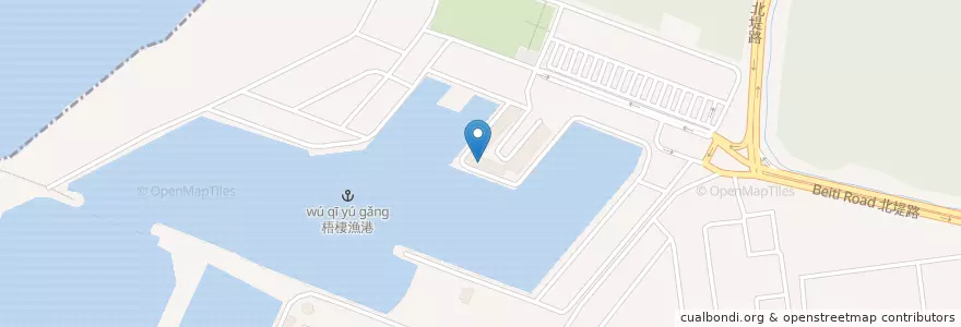 Mapa de ubicacion de 阿東的店 en Tayvan, Taichung, 清水區.