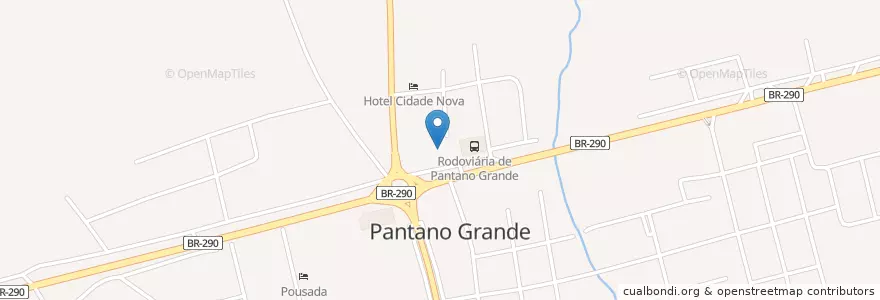 Mapa de ubicacion de Postos RodOil en البَرَازِيل, المنطقة الجنوبية, ريو غراندي دو سول, Região Geográfica Intermediária De Santa Cruz Do Sul - Lajeado, Região Geográfica Imediata De Santa Cruz Do Sul, Pantano Grande.