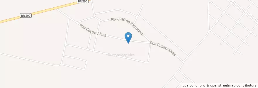 Mapa de ubicacion de Escola Municipal Dário Lopes de Almeida en 브라질, 남부지방, 히우그란지두술, Região Geográfica Intermediária De Santa Cruz Do Sul - Lajeado, Região Geográfica Imediata De Santa Cruz Do Sul, Pantano Grande.