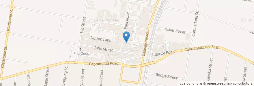Mapa de ubicacion de Dat Cang en Avustralya, New South Wales, Sydney, Fairfield City Council.