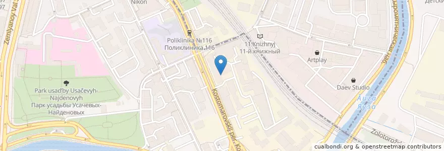 Mapa de ubicacion de Агломерат en Rusland, Centraal Federaal District, Moskou, Центральный Административный Округ, Таганский Район.