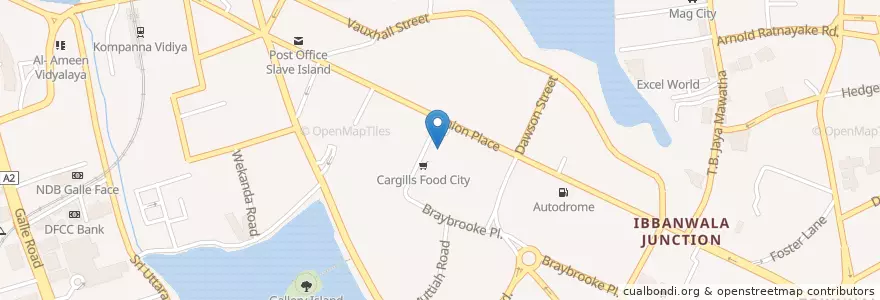 Mapa de ubicacion de Basico Bar&Lounge en ශ්‍රී ලංකාව இலங்கை, බස්නාහිර පළාත, කොළඹ දිස්ත්‍රික්කය, Colombo.