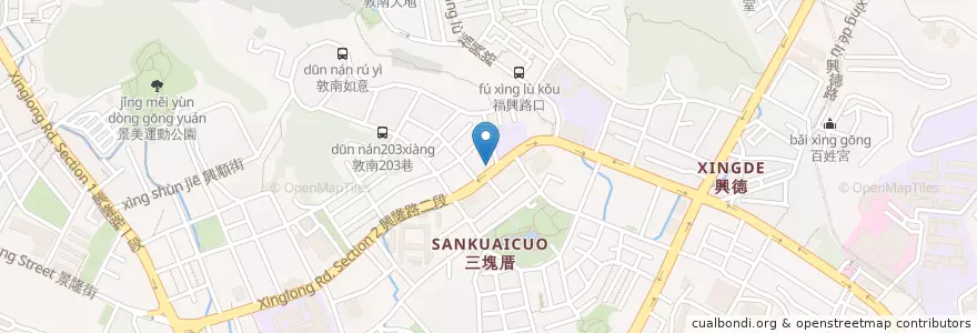 Mapa de ubicacion de 陳世傑牙醫診所 en تايوان, تايبيه الجديدة, تايبيه, 文山區.