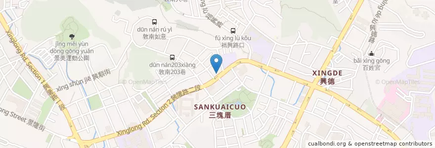 Mapa de ubicacion de 開心眼科 en Taiwan, New Taipei, Taipei, Wenshan District.