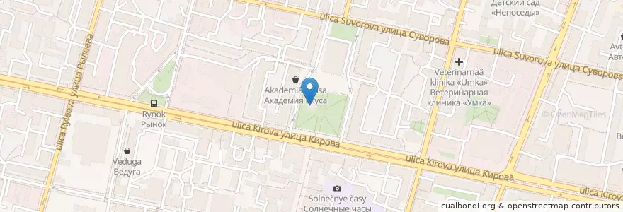 Mapa de ubicacion de Бургер Кинг en Russia, Distretto Federale Centrale, Калужская Область, Городской Округ Калуга.