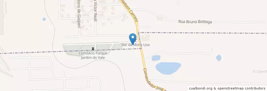 Mapa de ubicacion de Cemitério Parque Jardim do Vale en ブラジル, 南部地域, リオグランデ・ド・スル, Região Geográfica Intermediária De Caxias Do Sul, Região Geográfica Imediata De Bento Gonçalves, Garibaldi.