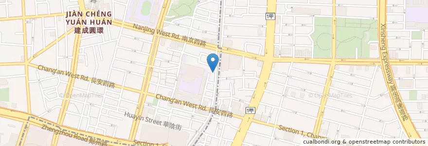 Mapa de ubicacion de Middle Name en 臺灣, 新北市, 臺北市, 大同區.