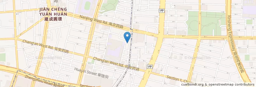 Mapa de ubicacion de 柯芬園咖啡 en Taiwan, Nuova Taipei, Taipei, Distretto Di Datong.