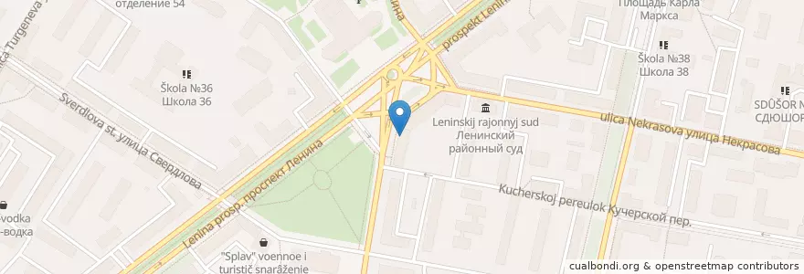 Mapa de ubicacion de Детская стоматология en Rusland, Centraal Federaal District, Oblast Jaroslavl, Ярославский Район, Городской Округ Ярославль.