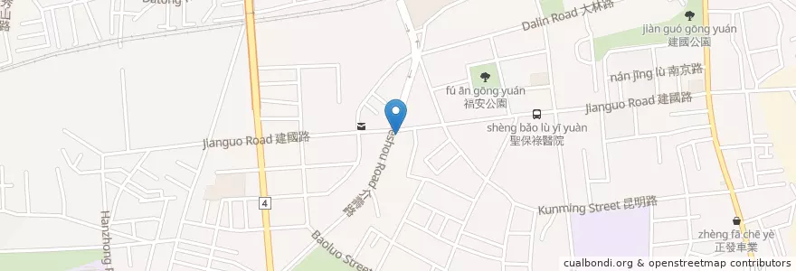 Mapa de ubicacion de 八甲地永和豆漿 en 臺灣, 桃園市, 桃園區.