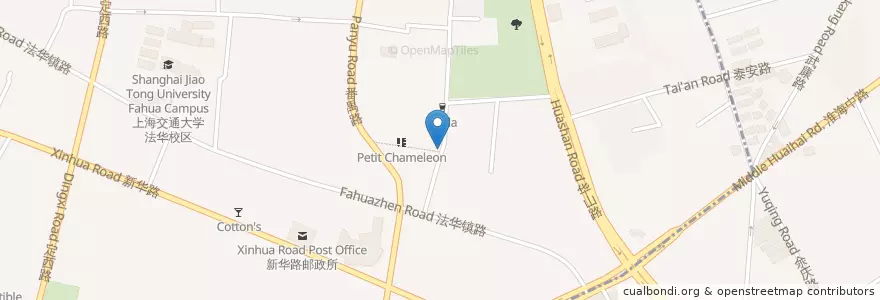 Mapa de ubicacion de Other Tea en China, Shanghai, Changning District.