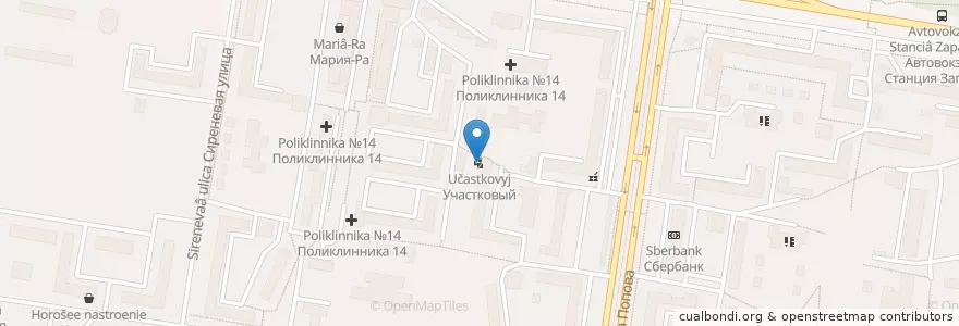 Mapa de ubicacion de Участковый en ロシア, シベリア連邦管区, アルタイ地方, バルナウル管区.