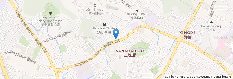 Mapa de ubicacion de 蔡婦產科 en Taiwan, 新北市, Taipei, 文山區.