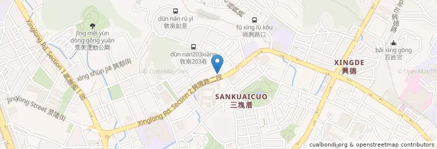 Mapa de ubicacion de 恒信牙醫 en Taiwan, 新北市, Taipé, 文山區.