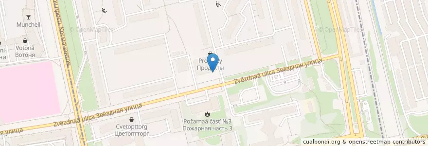 Mapa de ubicacion de Аптечество en Russie, District Fédéral Du Nord-Ouest, Oblast De Léningrad, Saint-Pétersbourg, Московский Район, Округ Гагаринское.