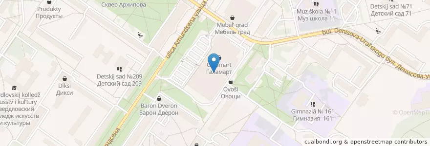 Mapa de ubicacion de #Лаваш en روسيا, منطقة فيدرالية أورالية, أوبلاست سفردلوفسك, بلدية يكاترينبورغ.