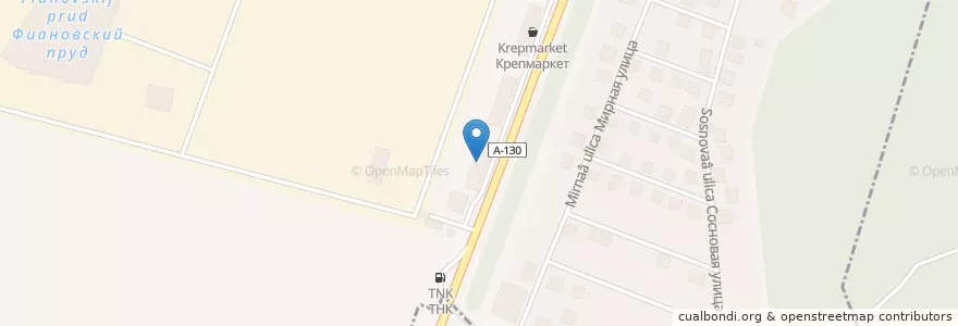 Mapa de ubicacion de Yakitoriya en Russia, Central Federal District, Moscow, Troitsky Administrative Okrug, Городской Округ Троицк.